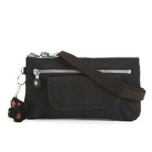 KIPLING ALWYN MULTI POCKET CROSSBODY BLACK NEW